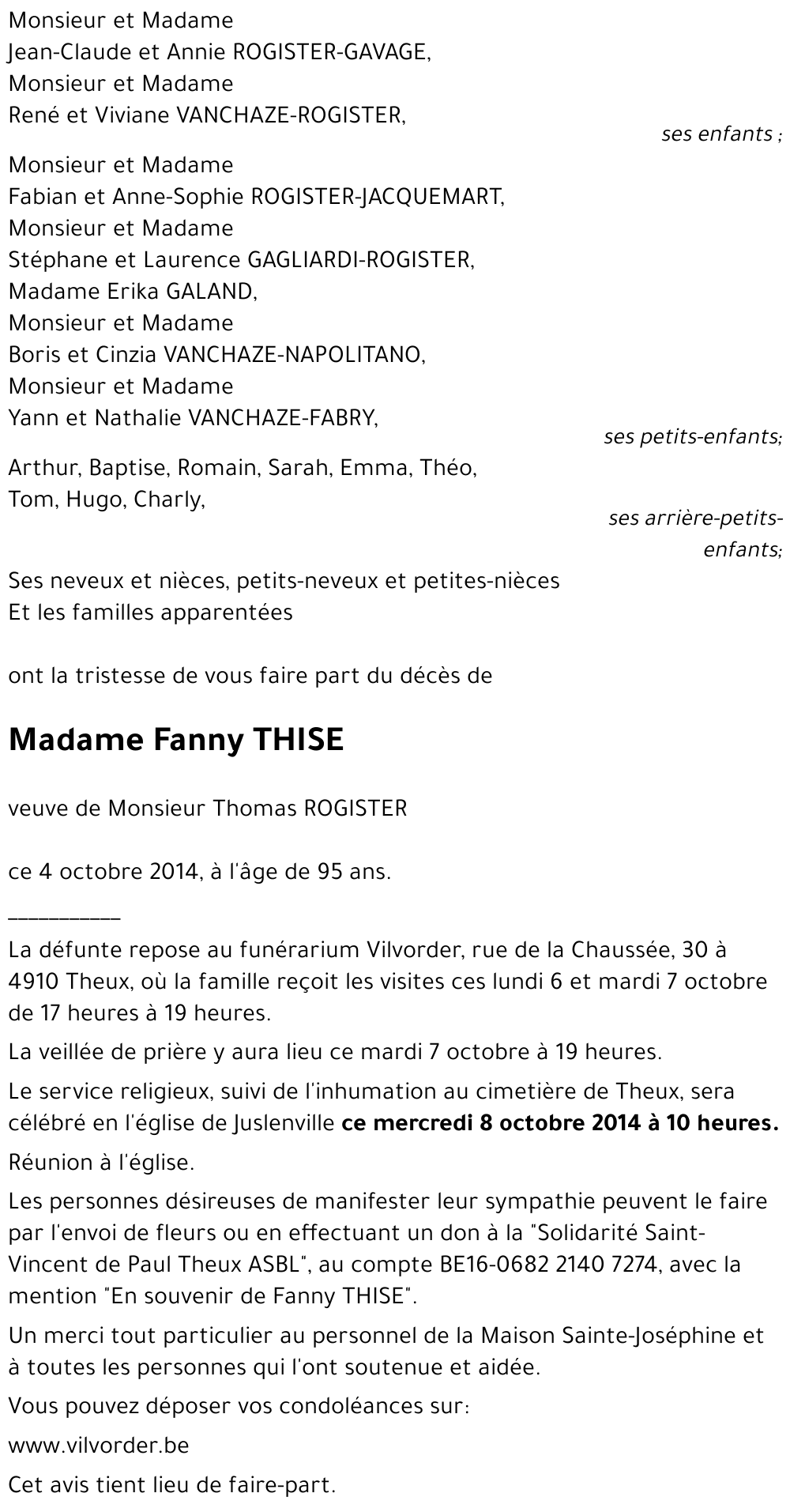Fanny THISE