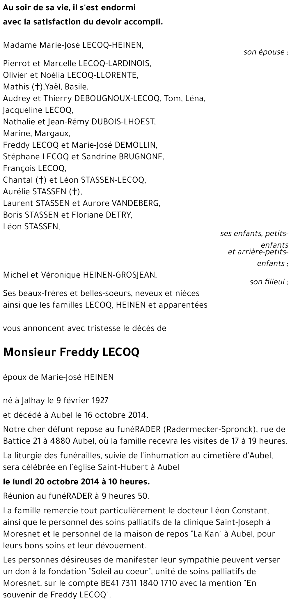 Freddy LECOQ