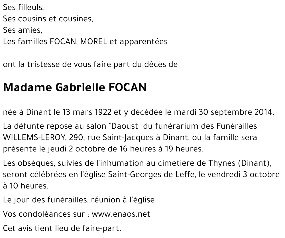 Gabrielle FOCAN