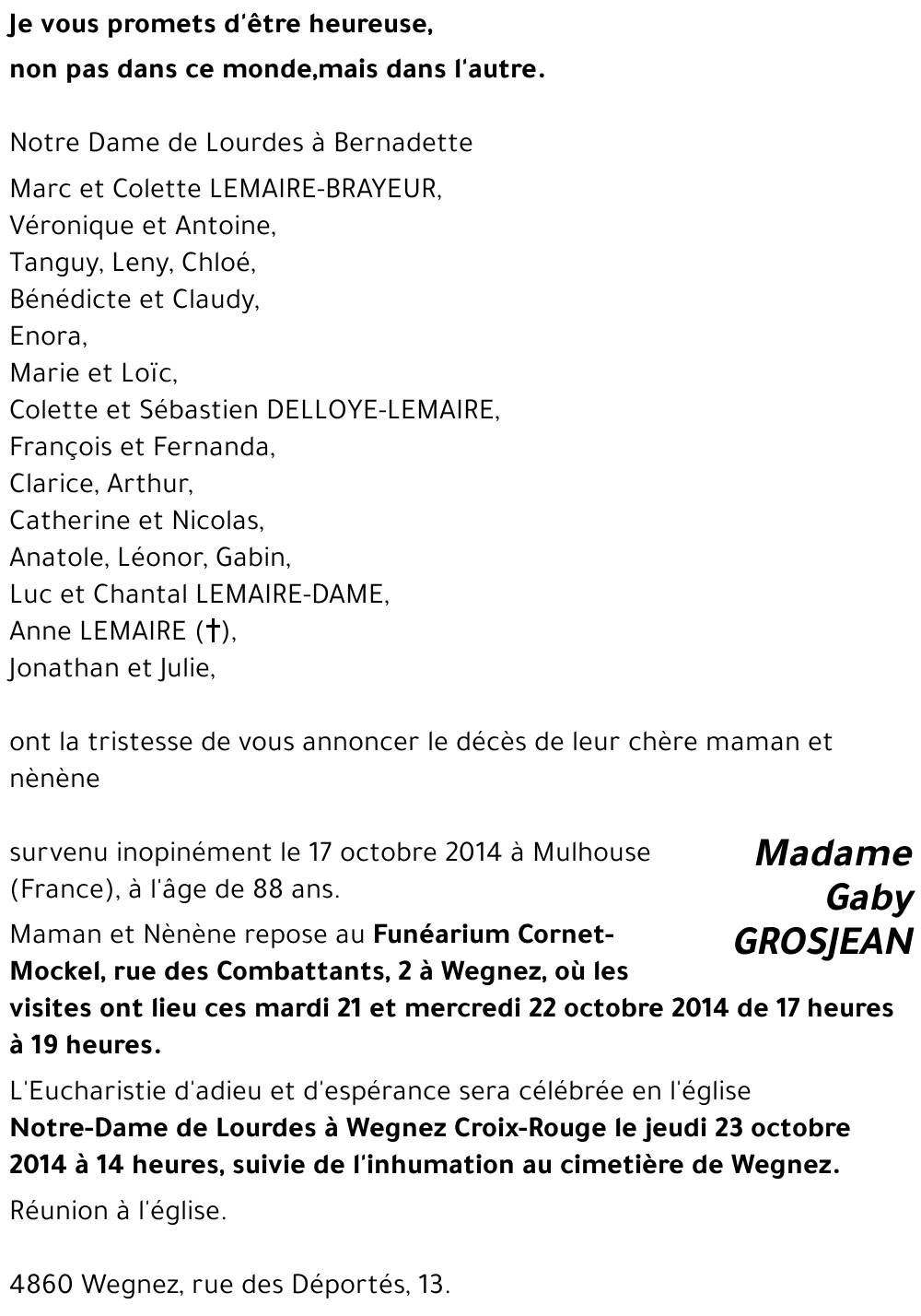 Gabrielle GROSJEAN