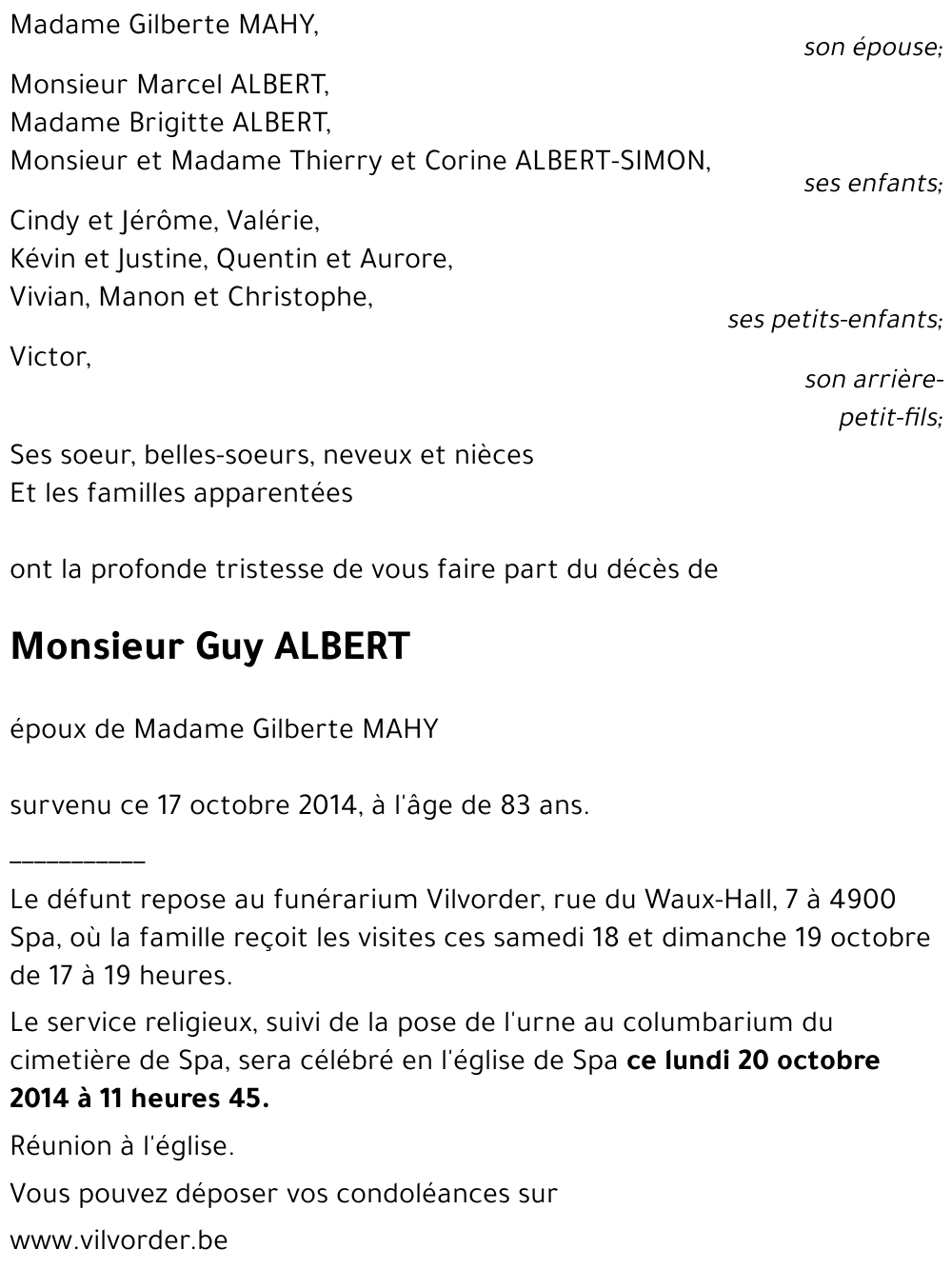Guy ALBERT