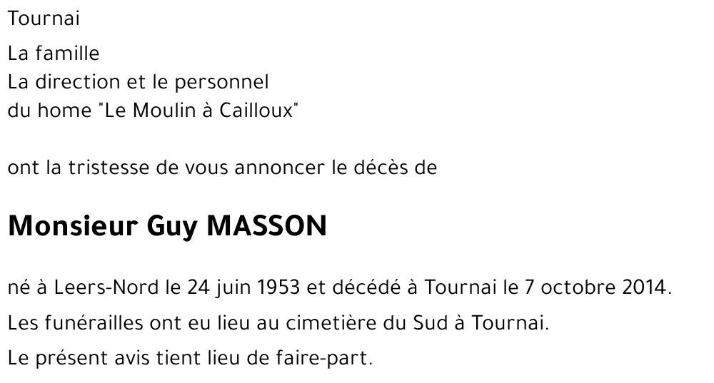 Guy MASSON