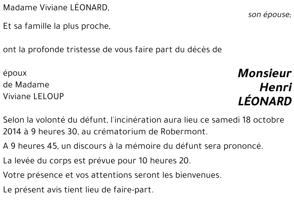 Henri LÉONARD