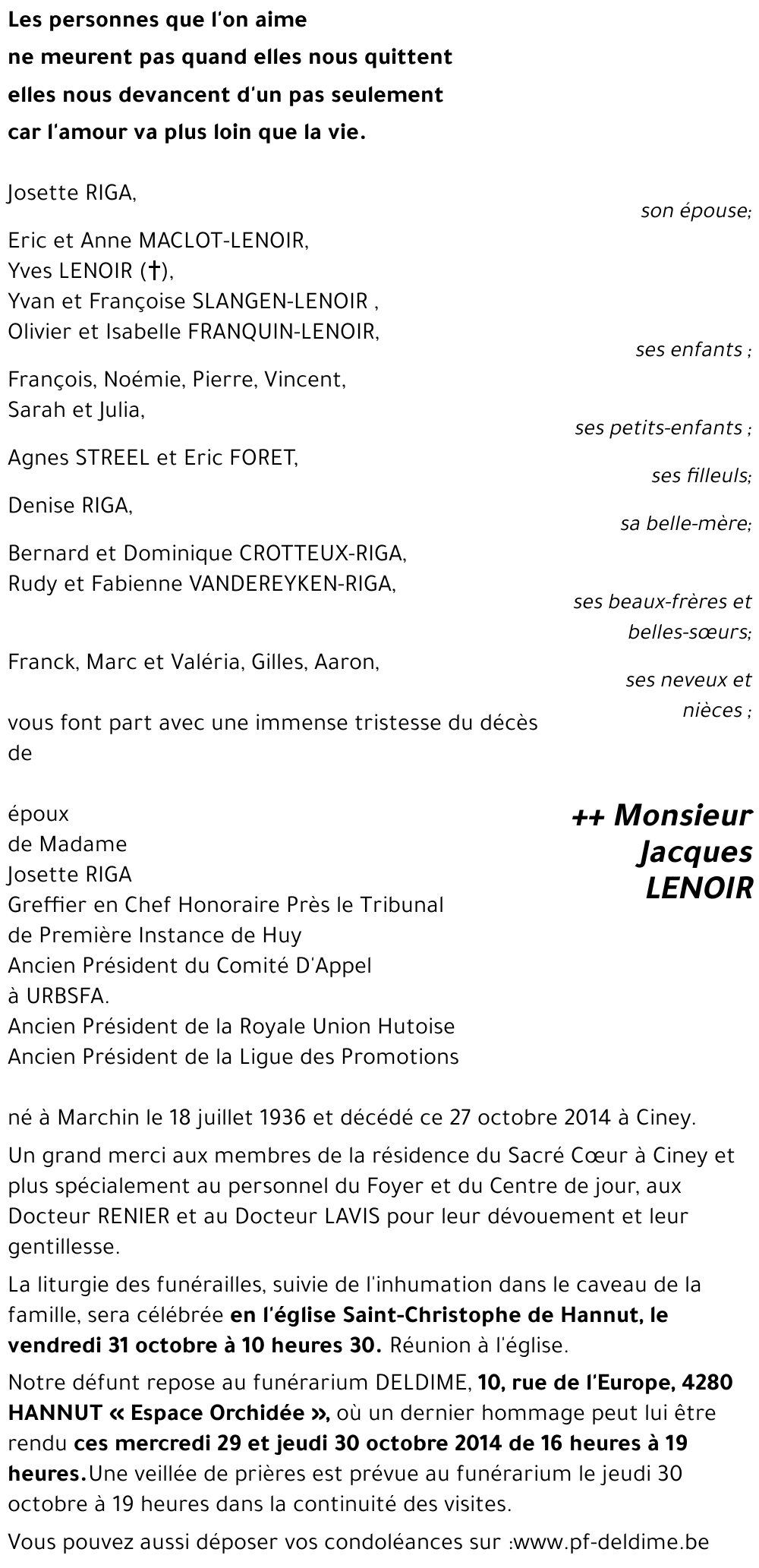 Jacques LENOIR