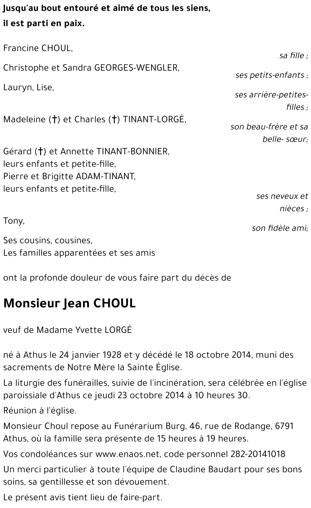 Jean CHOUL