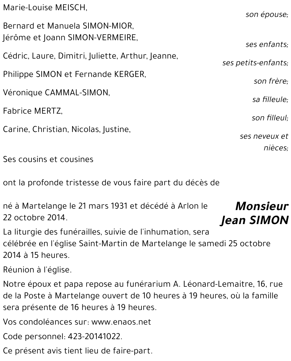 Jean SIMON
