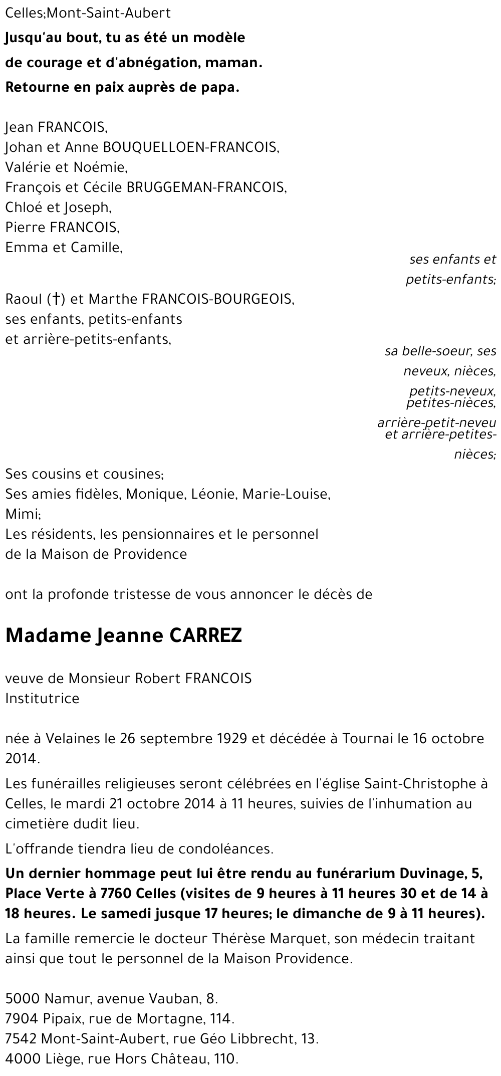 Jeanne Carrez