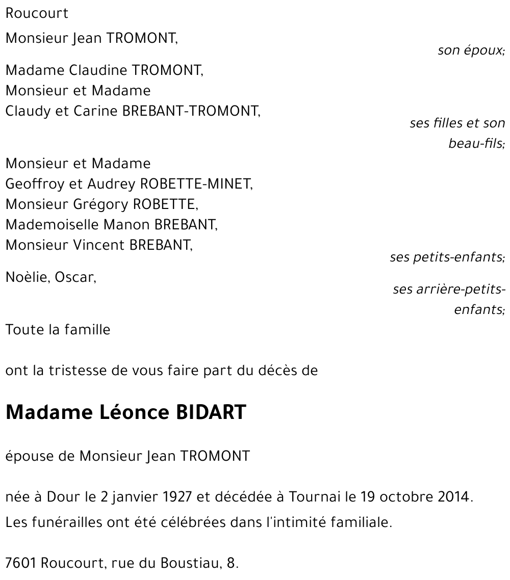 Léonce BIDART