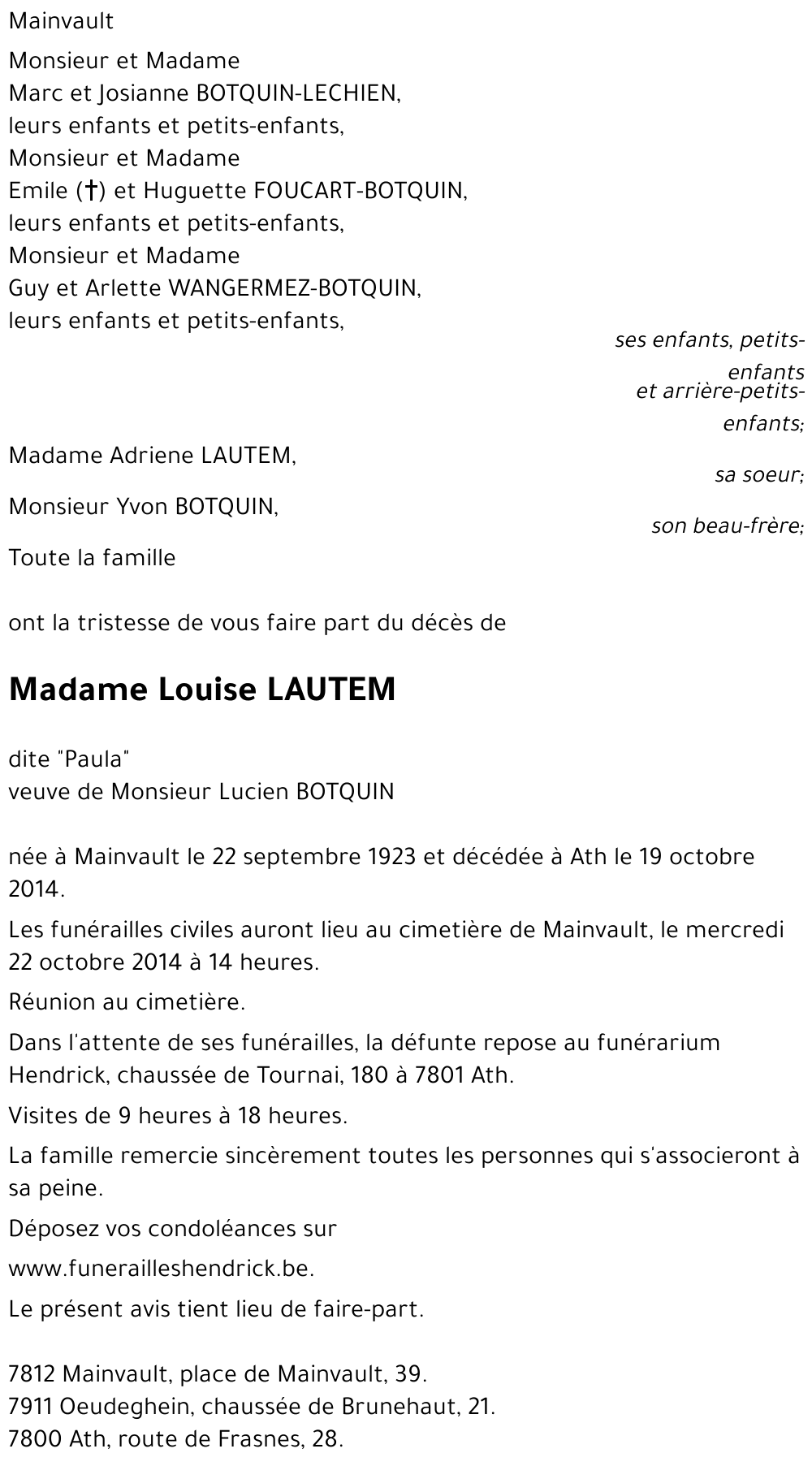 Louise LAUTEM