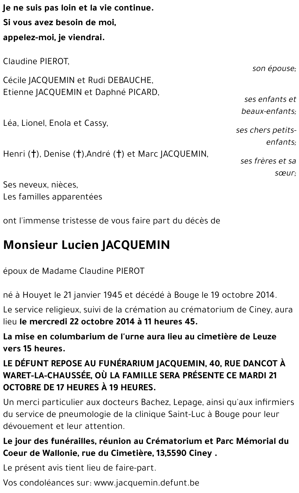Lucien Jacquemin