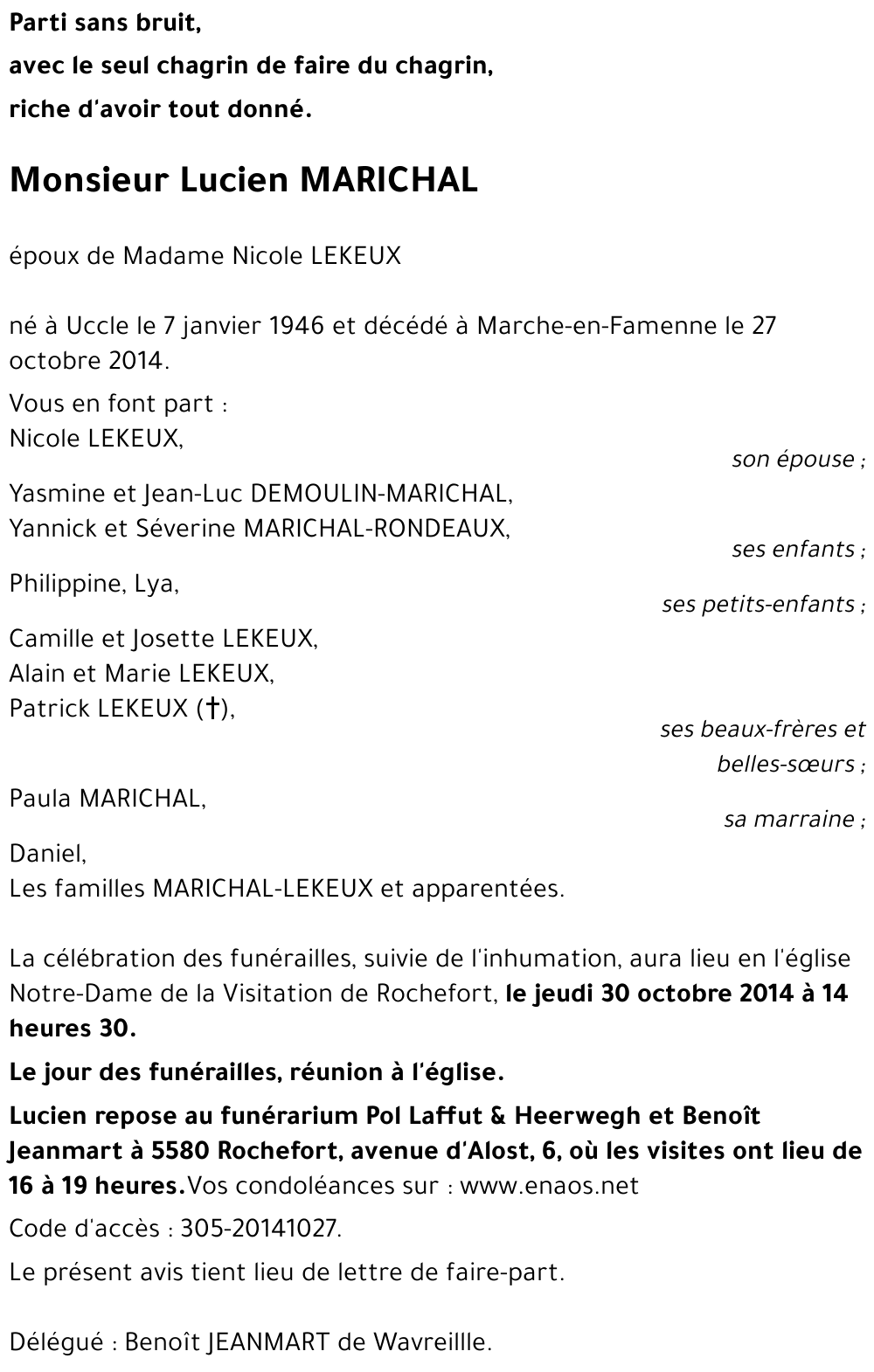 Lucien MARICHAL