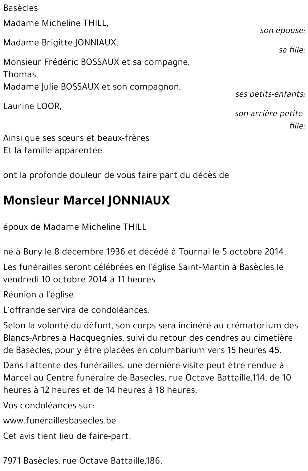 Marcel JONNIAUX