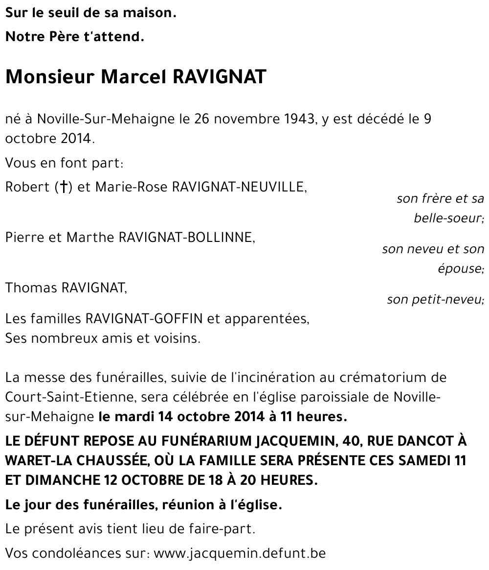 Marcel RAVIGNAT