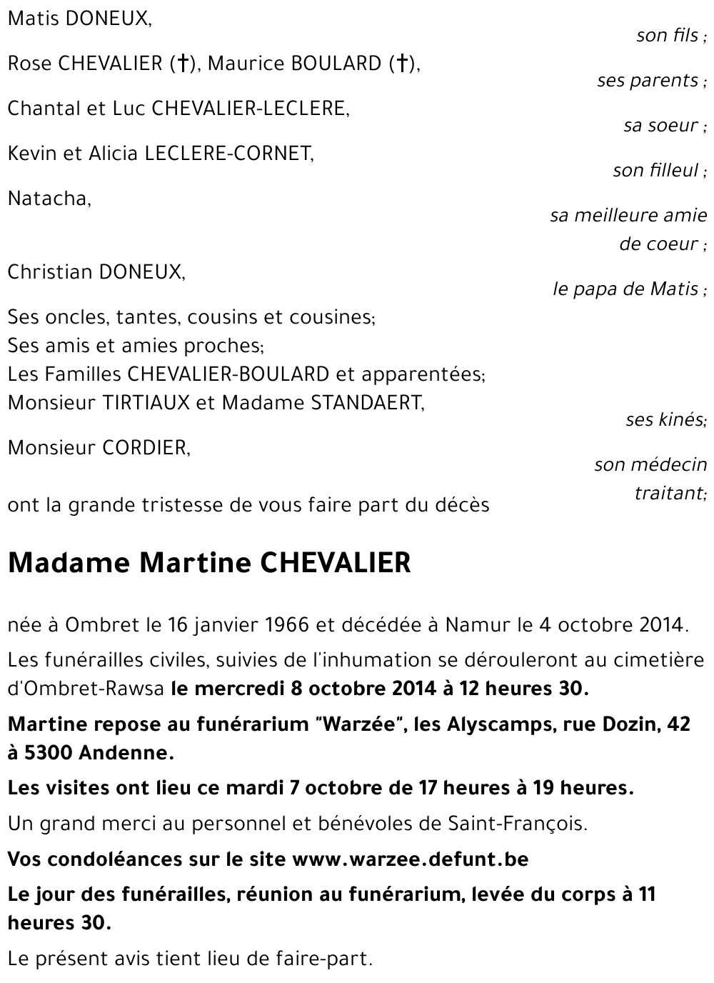 Martine CHEVALIER