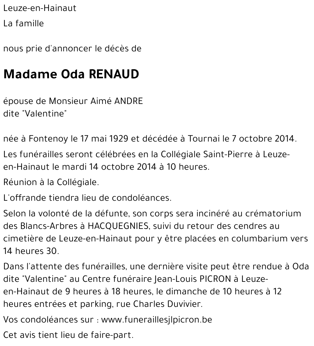 Oda RENAUD