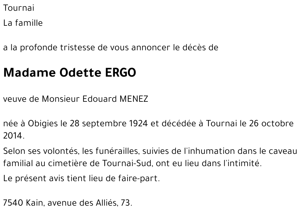 Odette ERGO