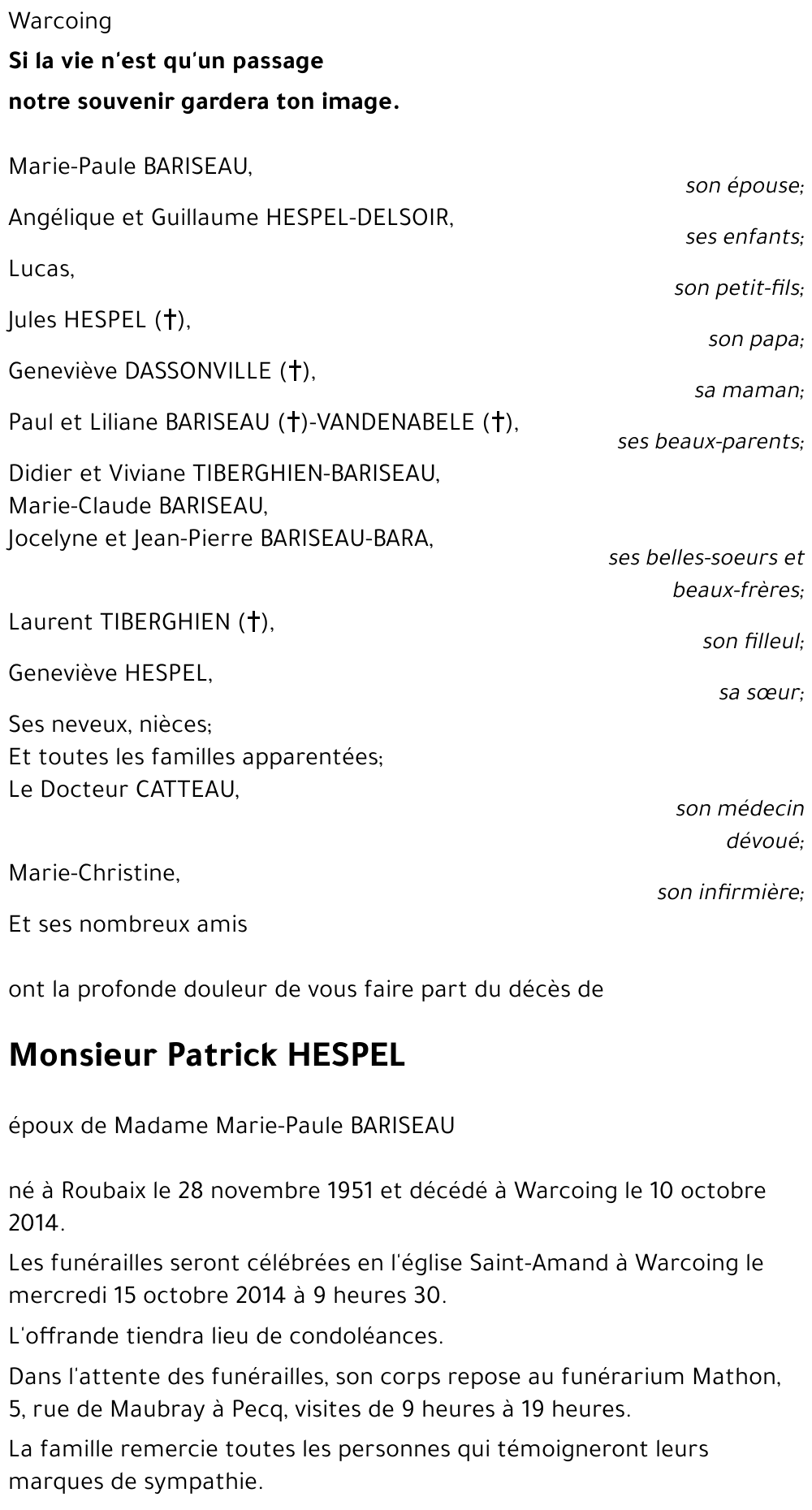 Patrick HESPEL