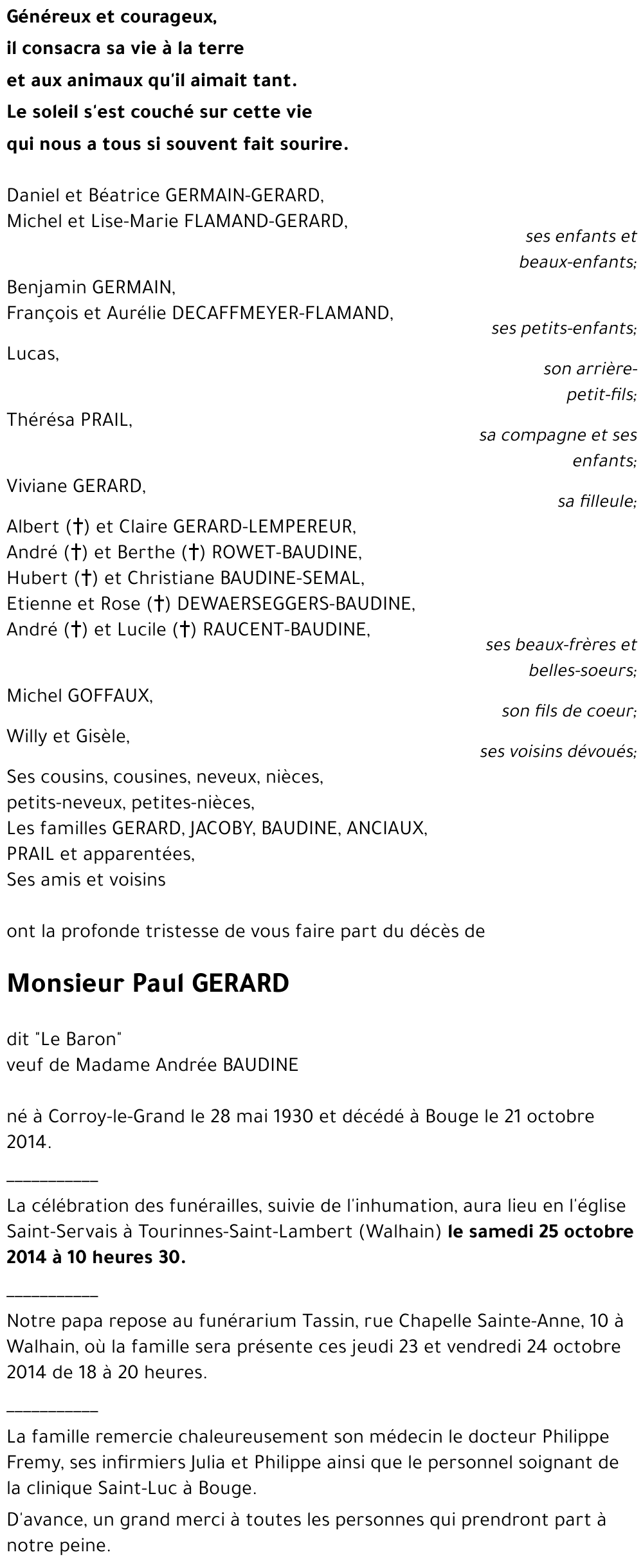 Paul GERARD