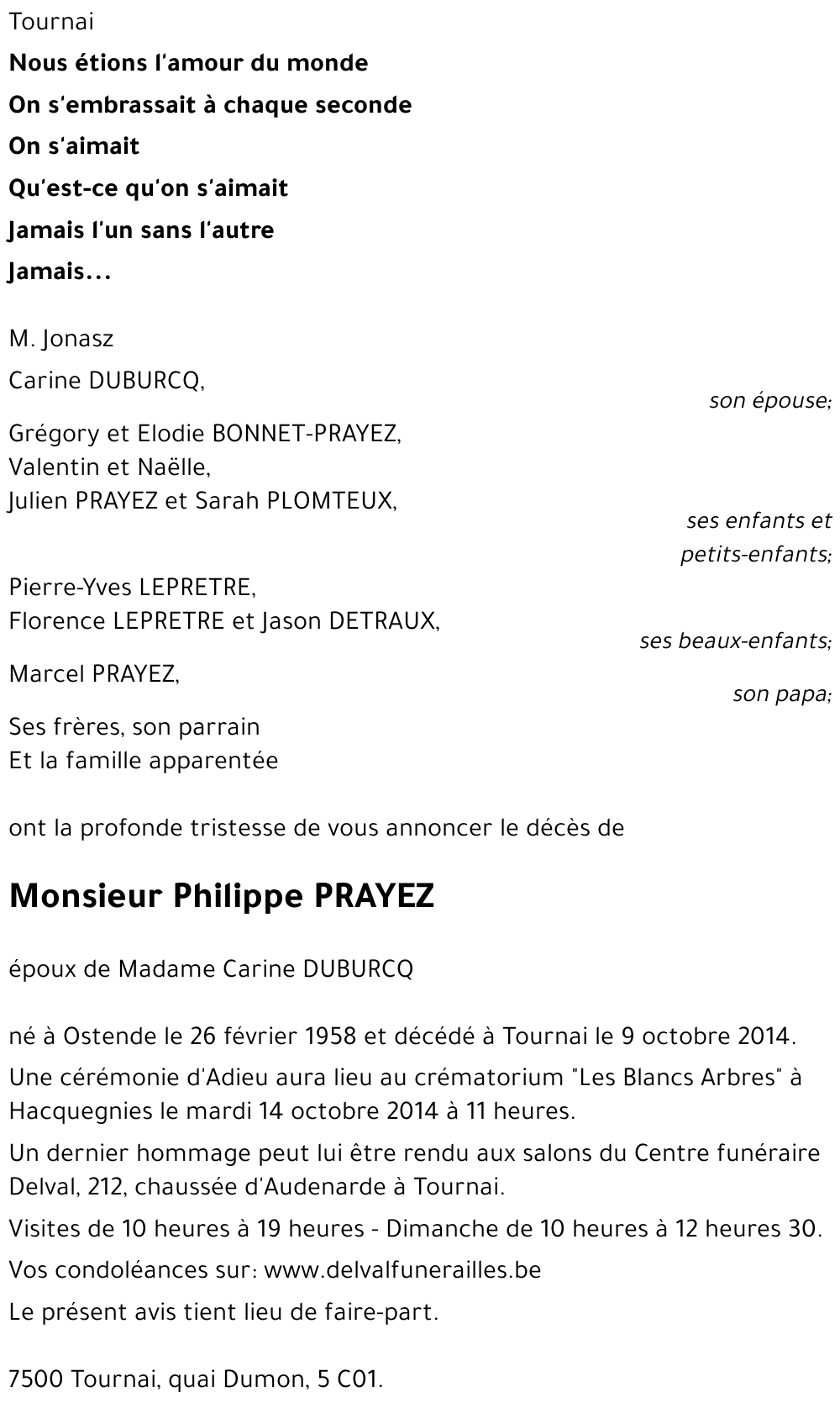Philippe PRAYER