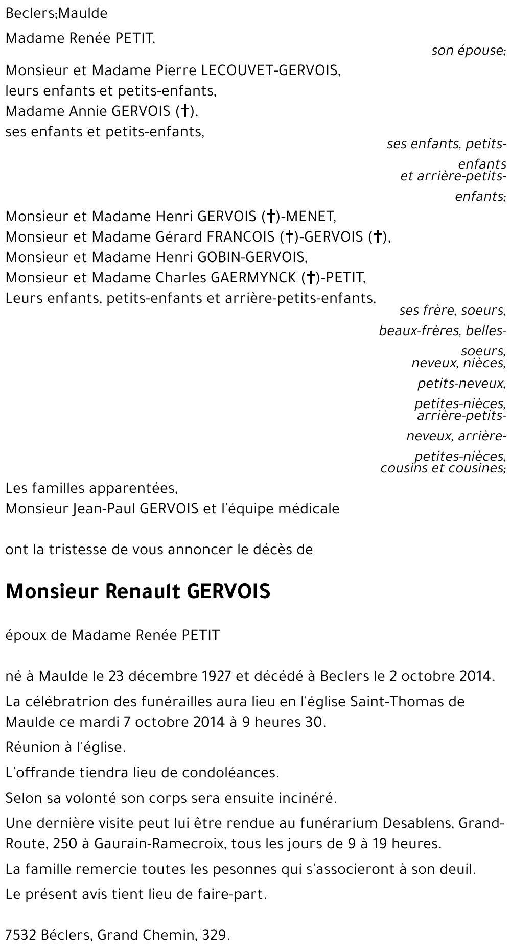 Renault GERVOIS