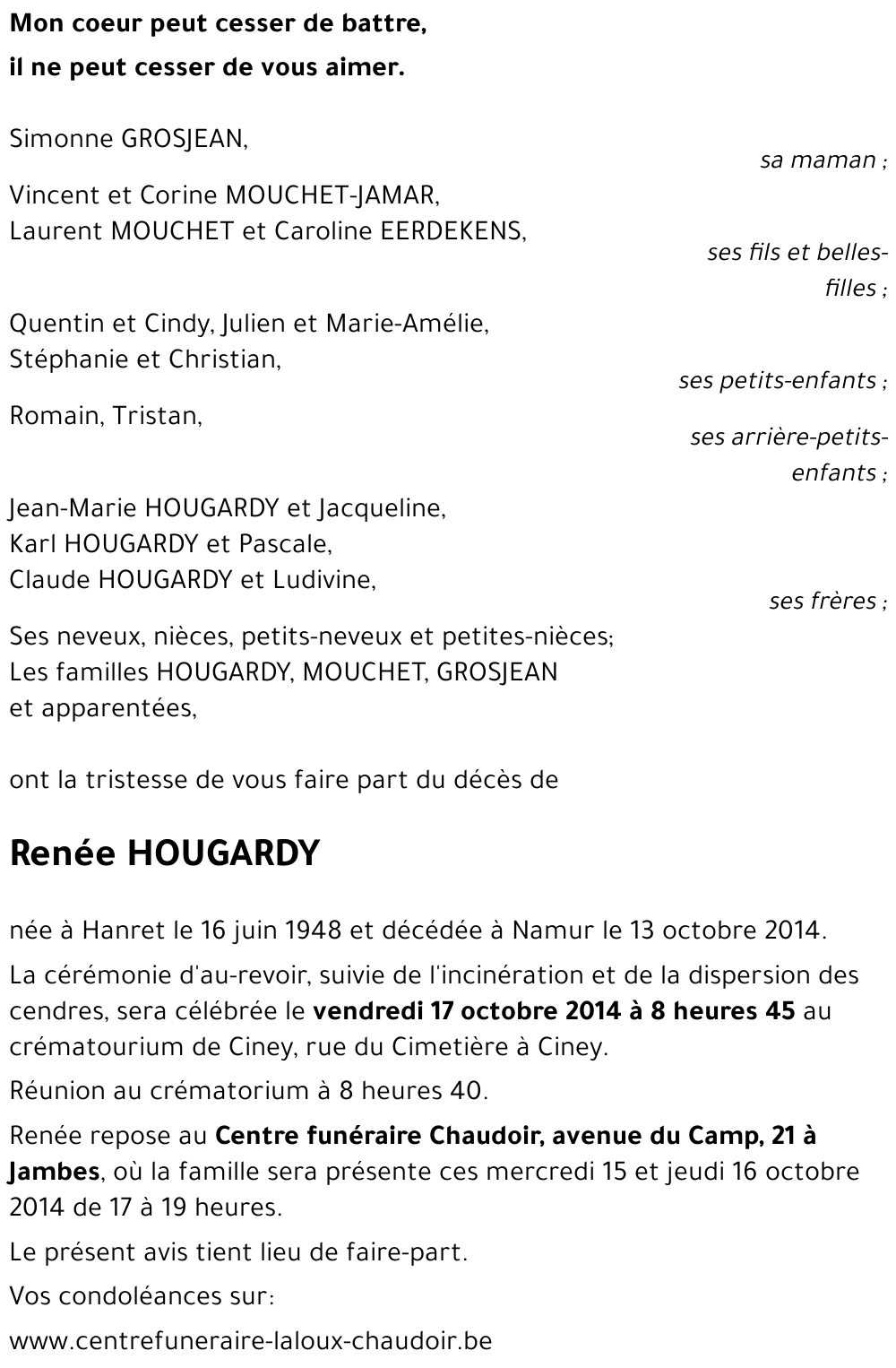 Renée HOUGARDY