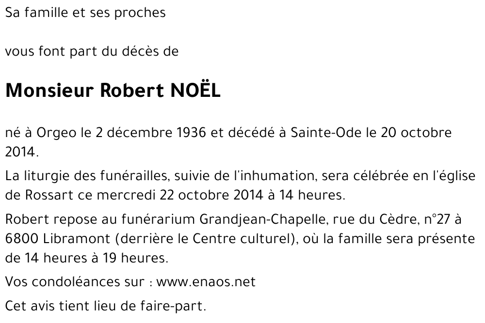 Robert NOËL