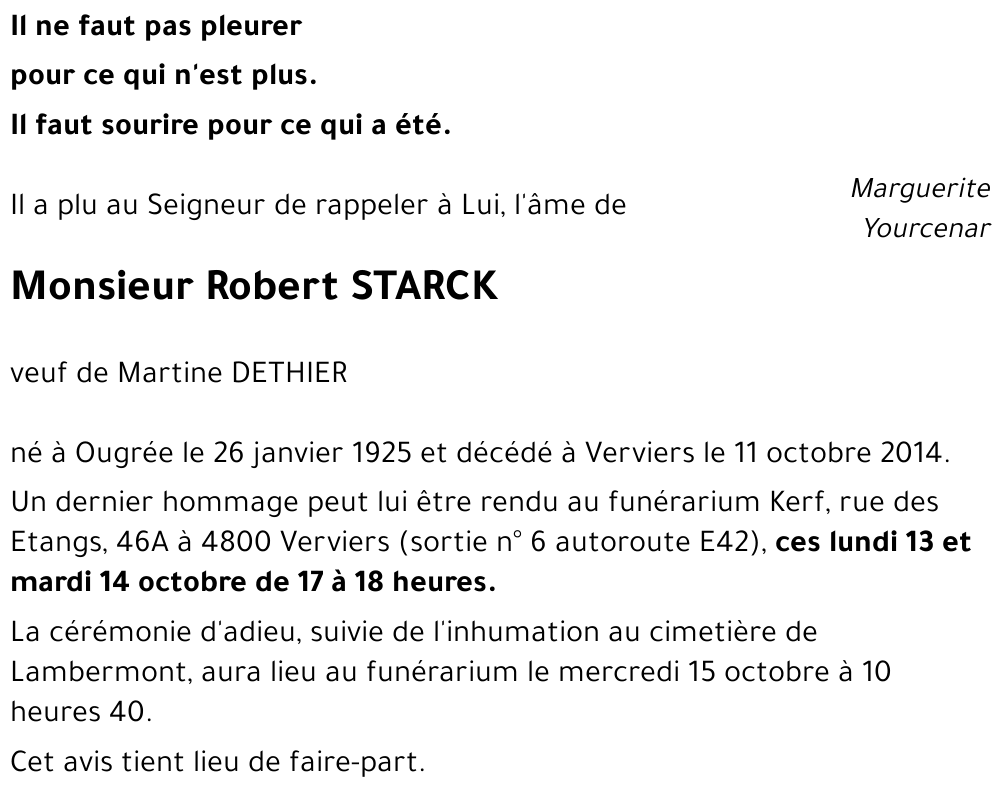 Robert STARCK