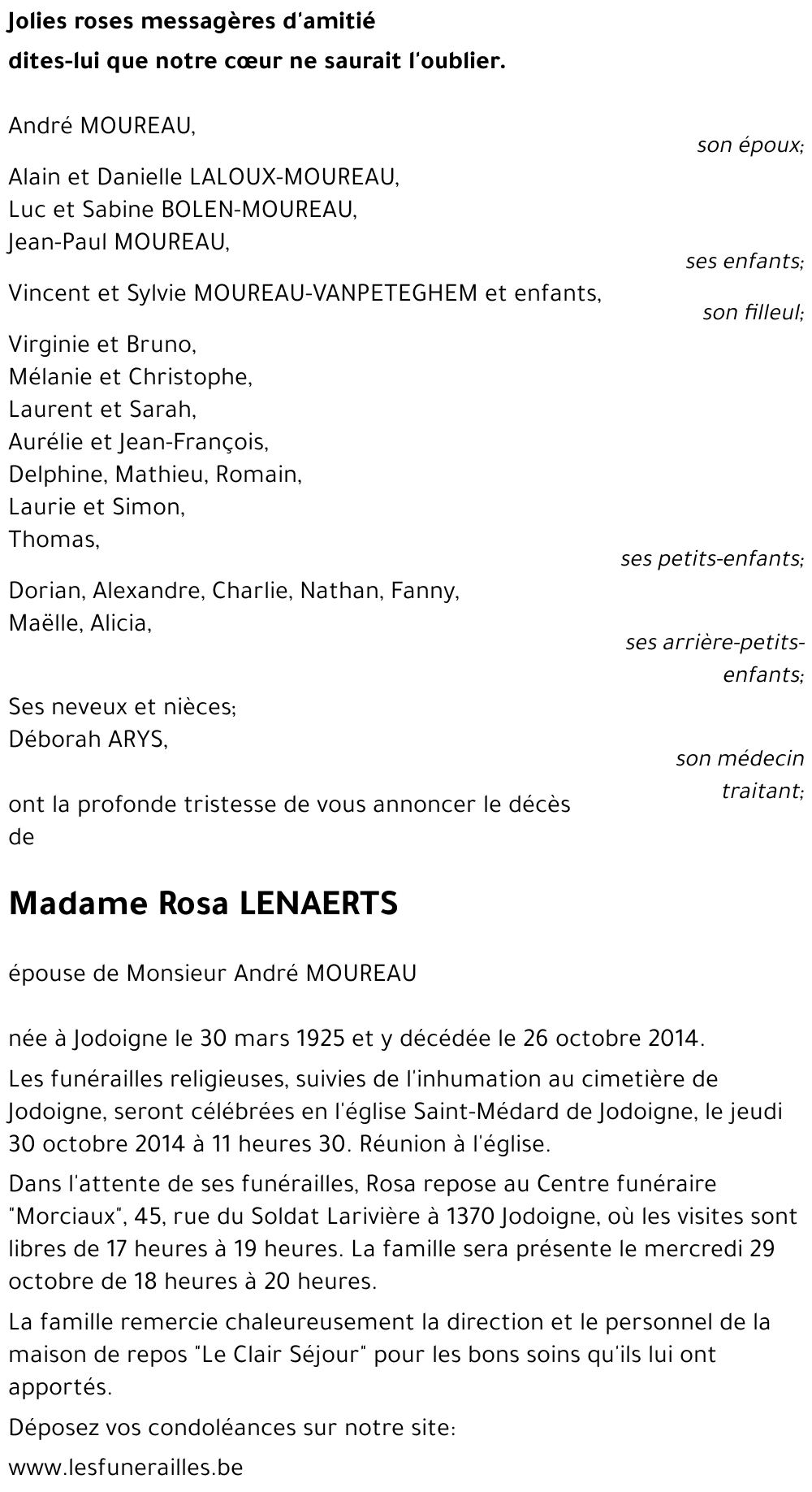 Rosa LENAERTS