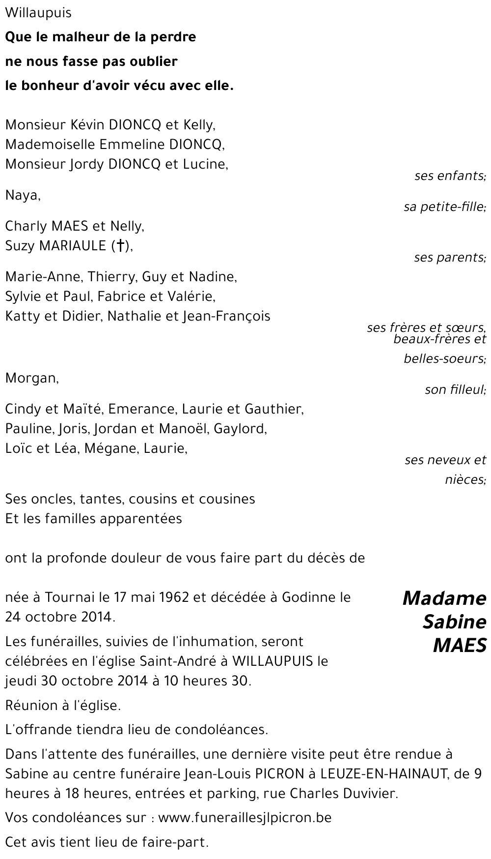 Sabine MAES