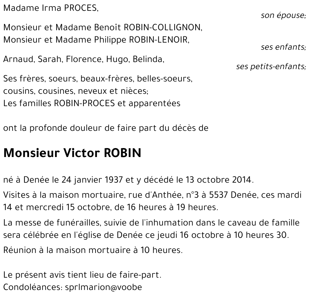 Victor ROBIN
