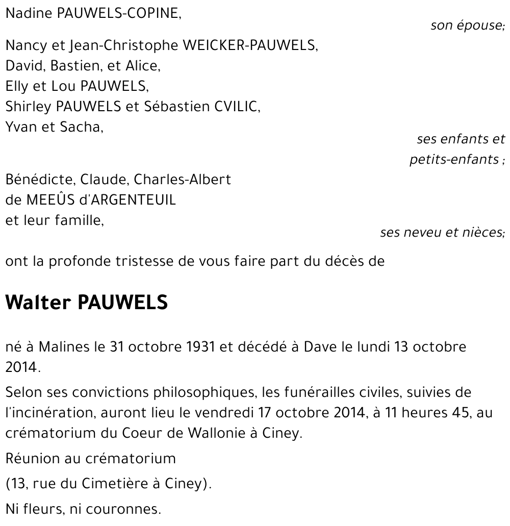 Walter PAUWELS