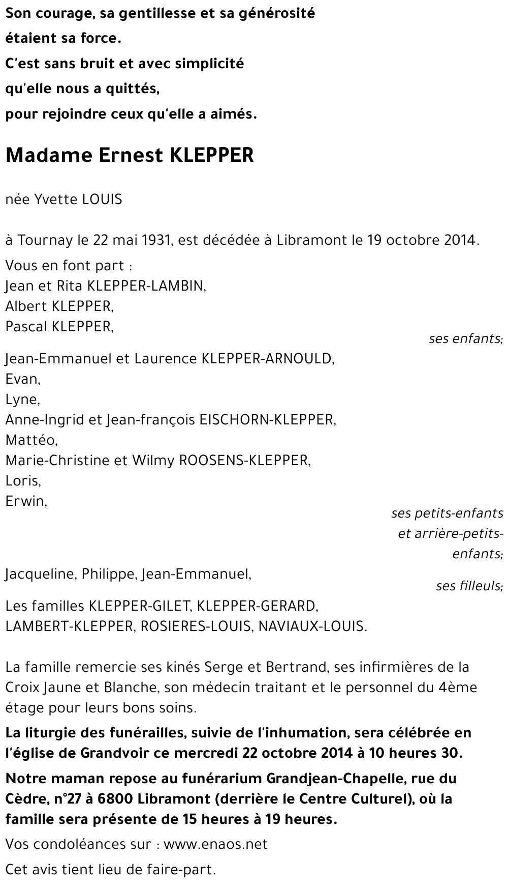 Yvette LOUIS