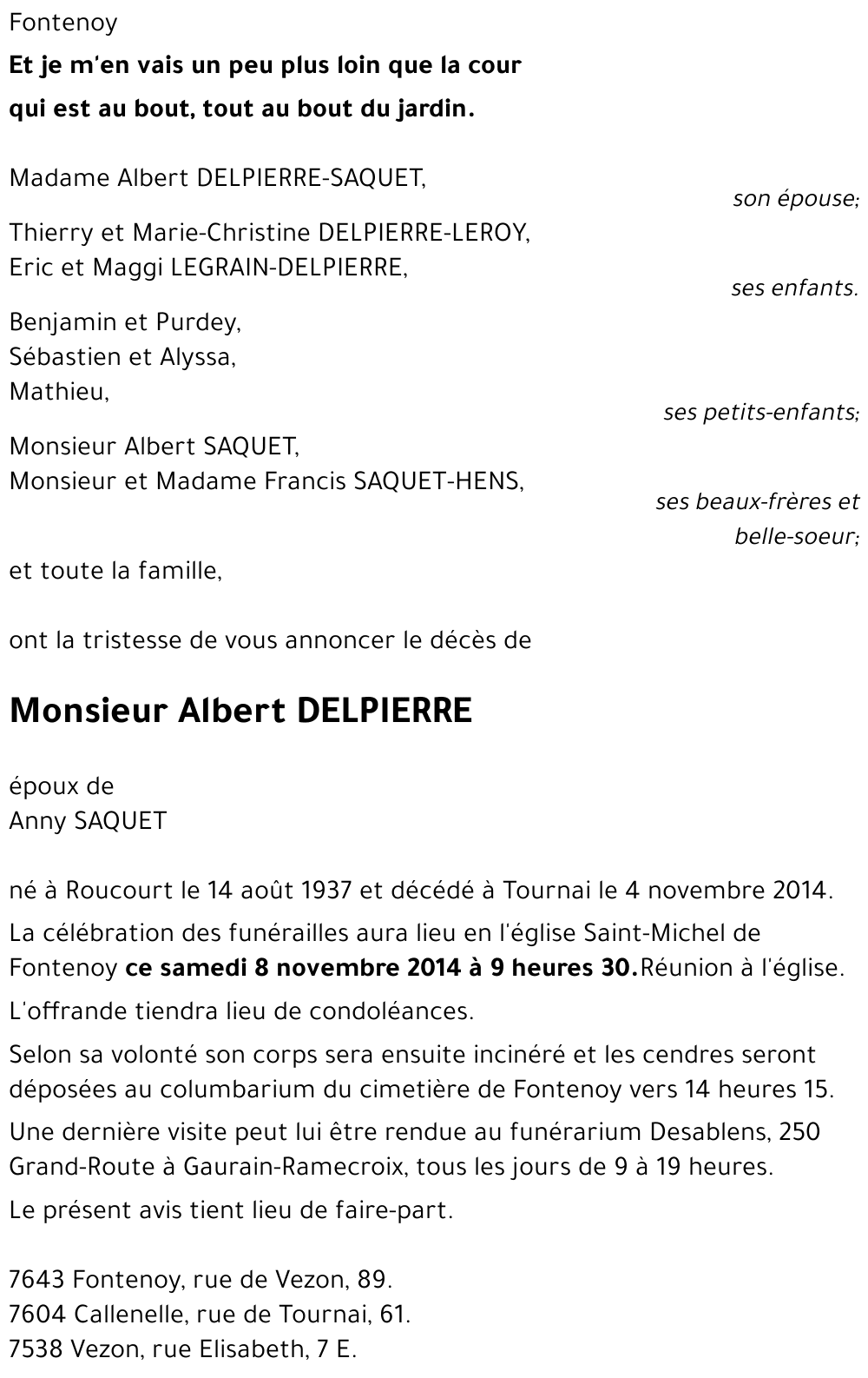 Albert DELPIERRE