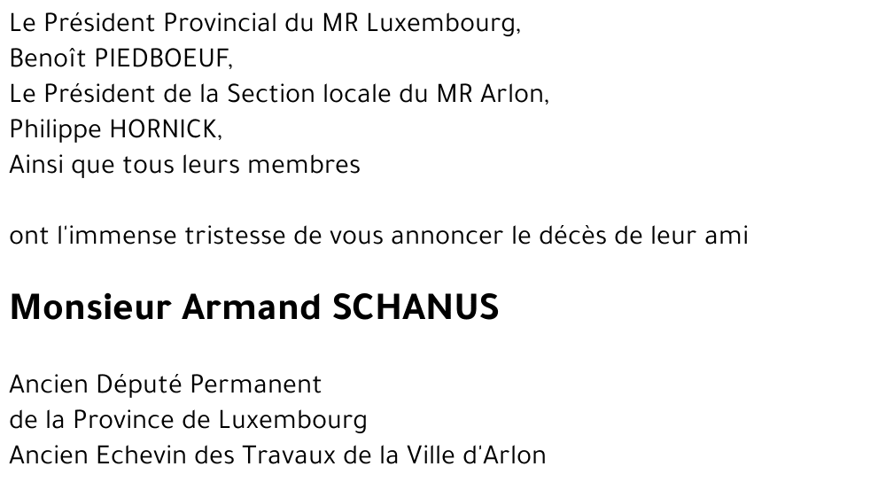 Armand SCHANUS