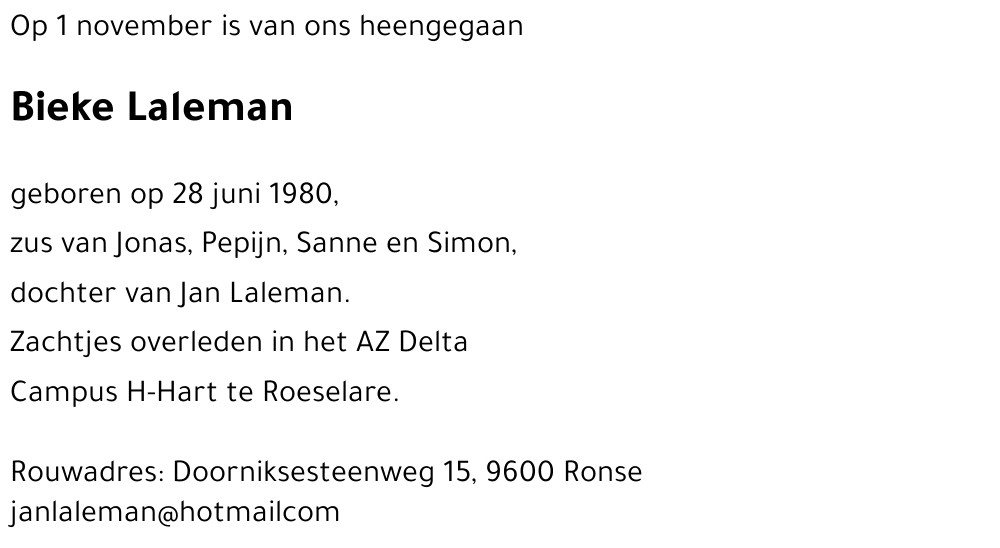 Bieke Laleman