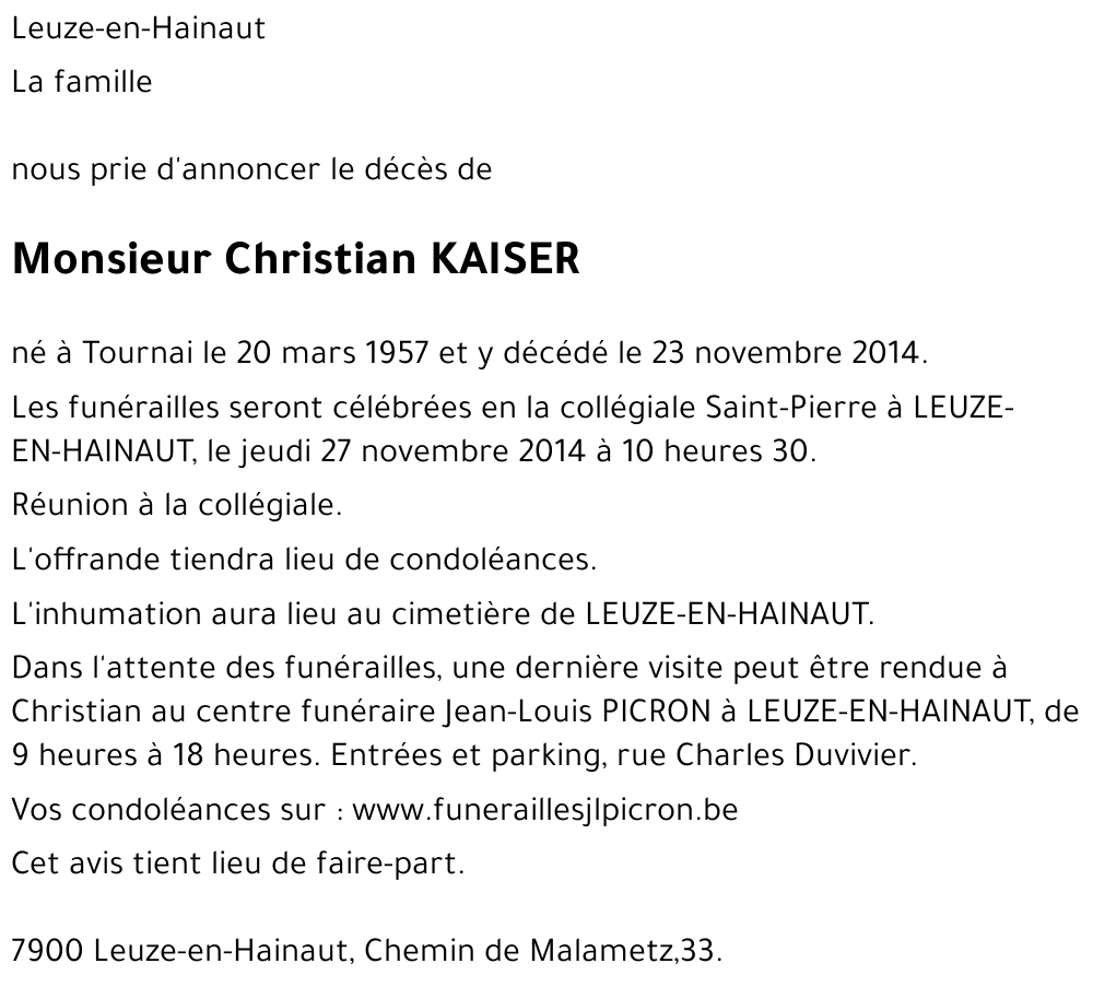 Christian KAISER