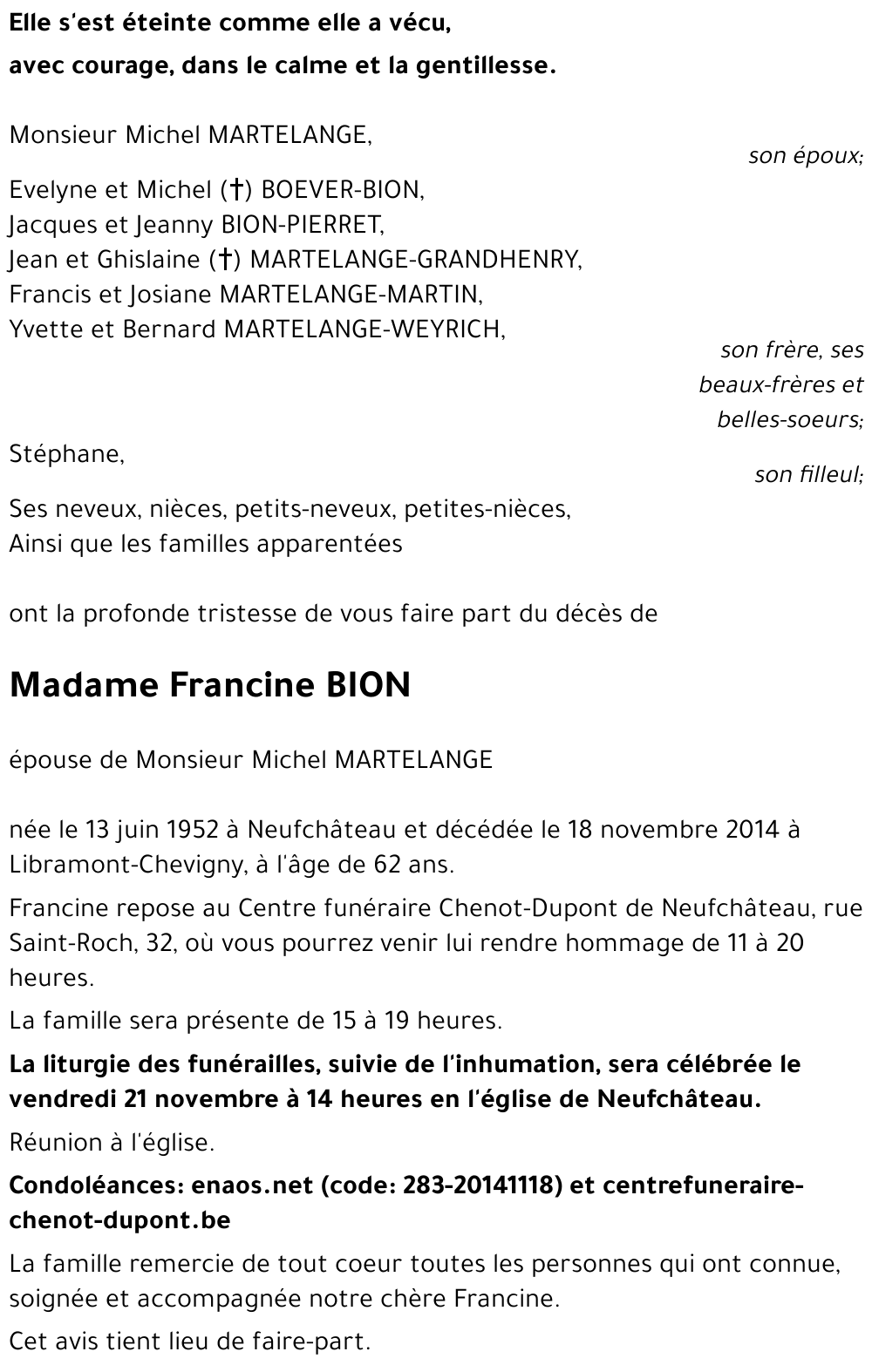 Francine BION