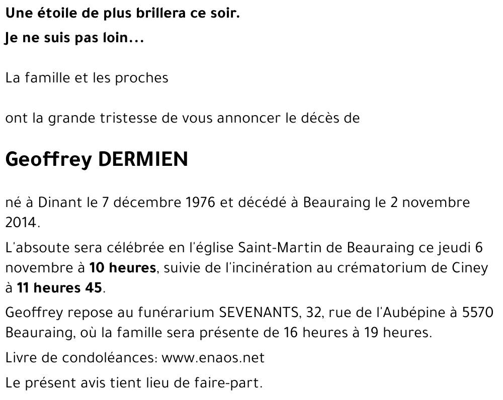 Geoffrey DERMIEN