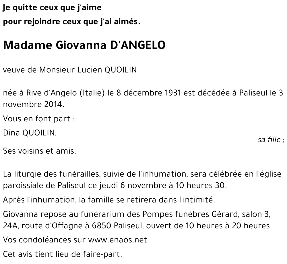 Giovanna D'ANGELO