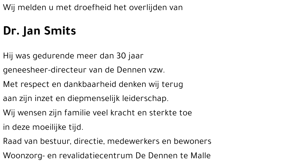 Jan Smits