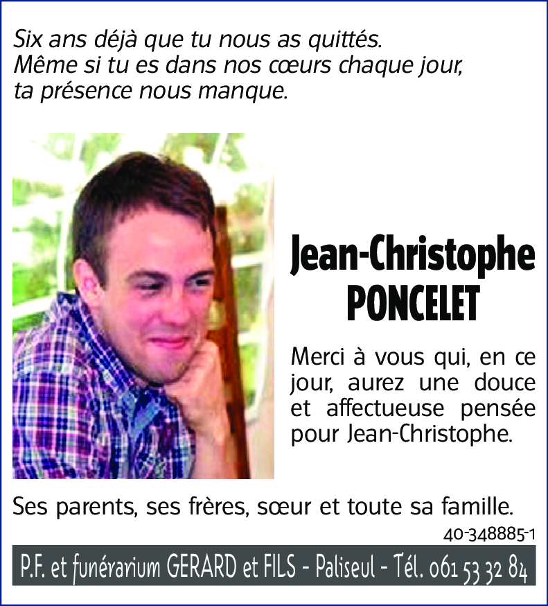 Jean-Christophe PONCELET