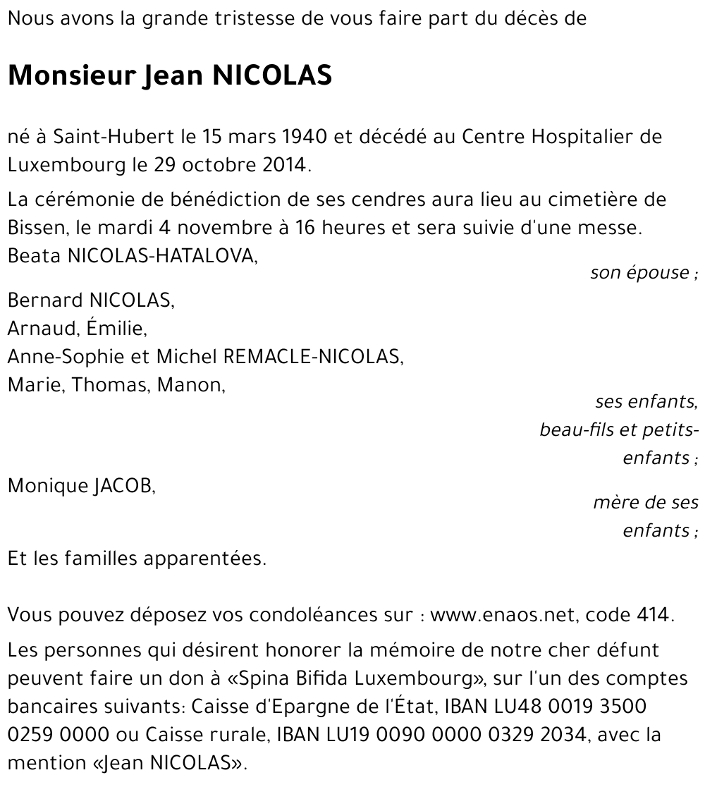 Jean NICOLAS