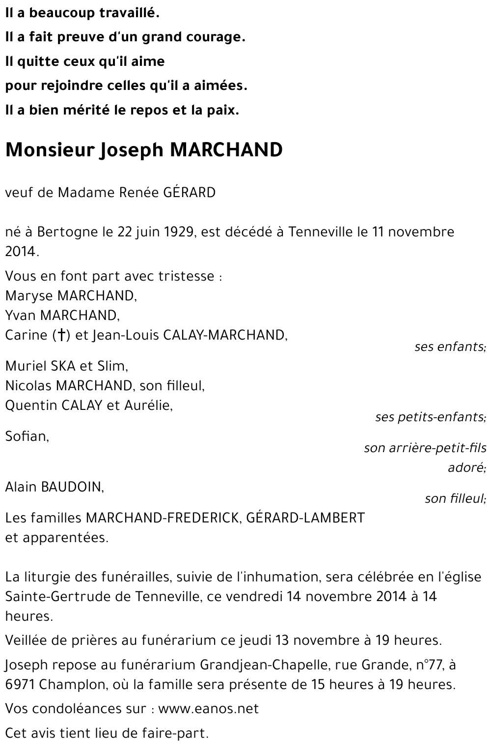 Joseph MARCHAND