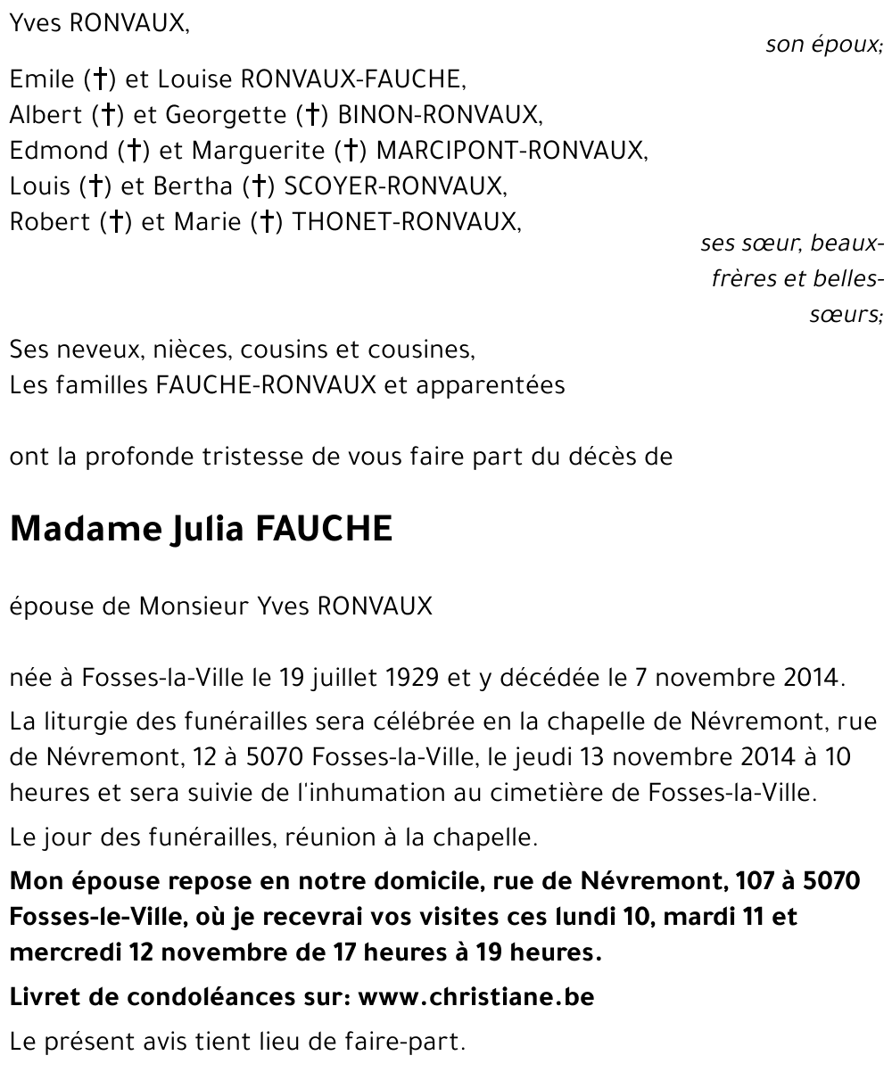 Julia FAUCHE