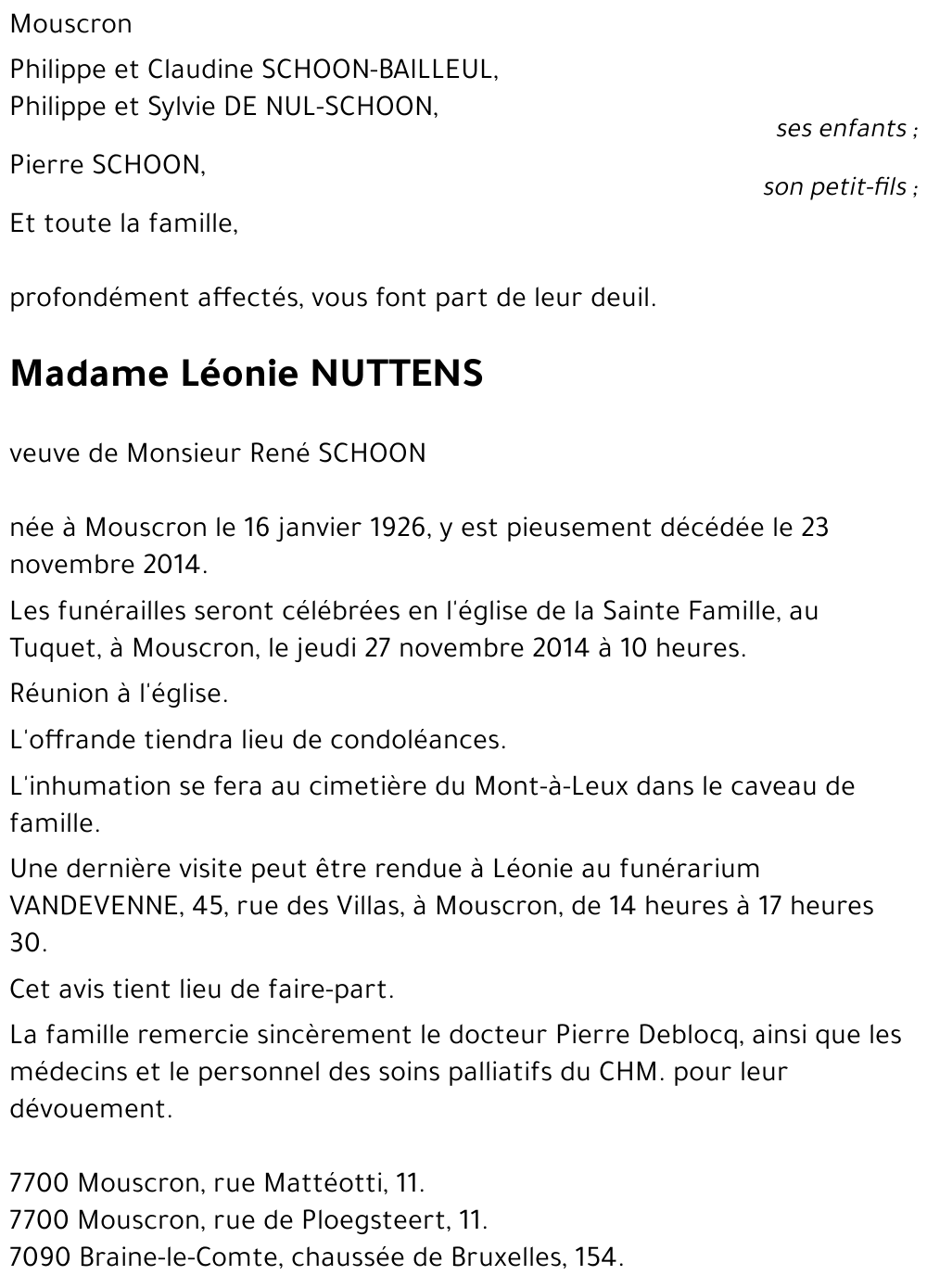 Léonie NUTTENS