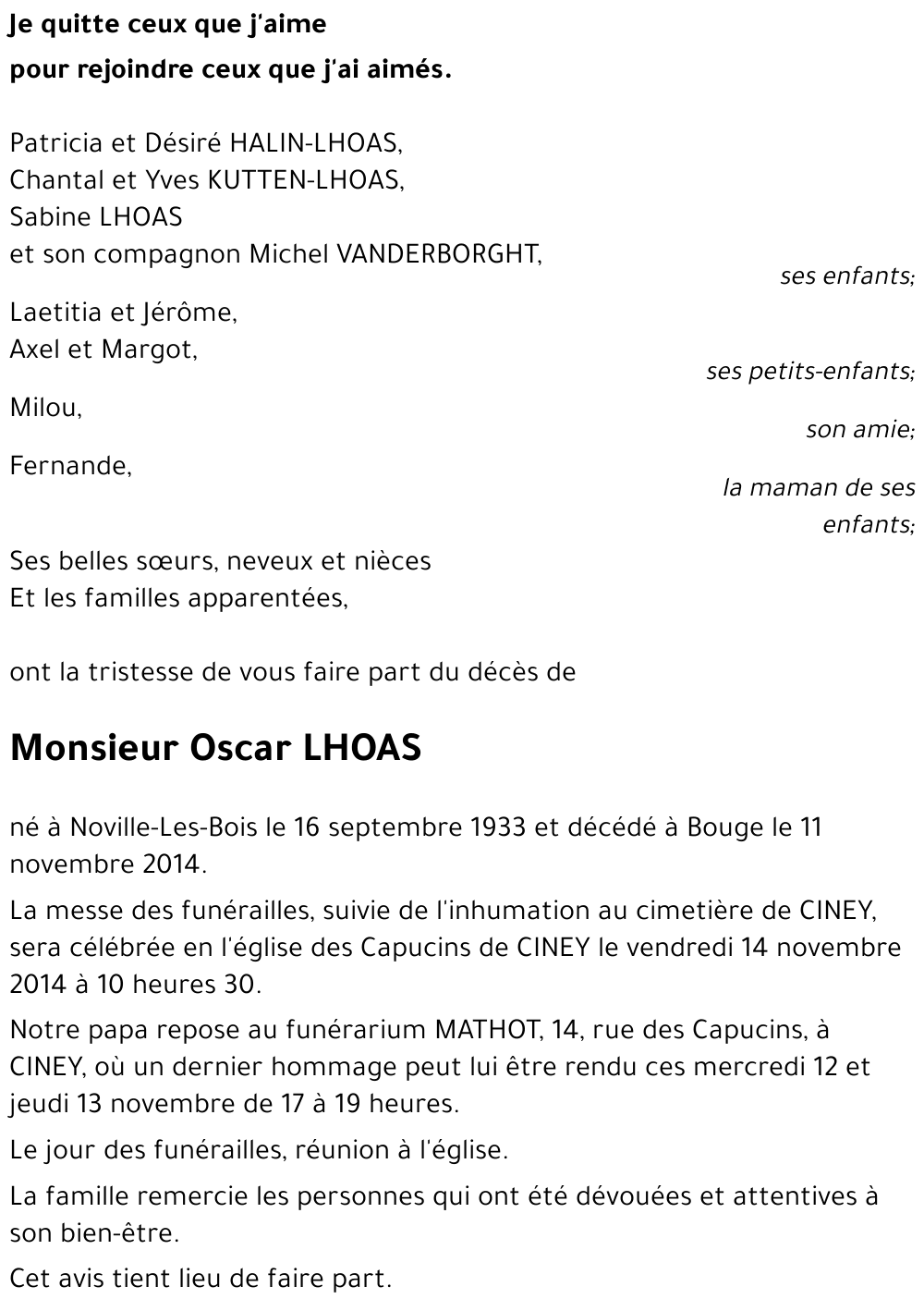 LHOAS OSCAR