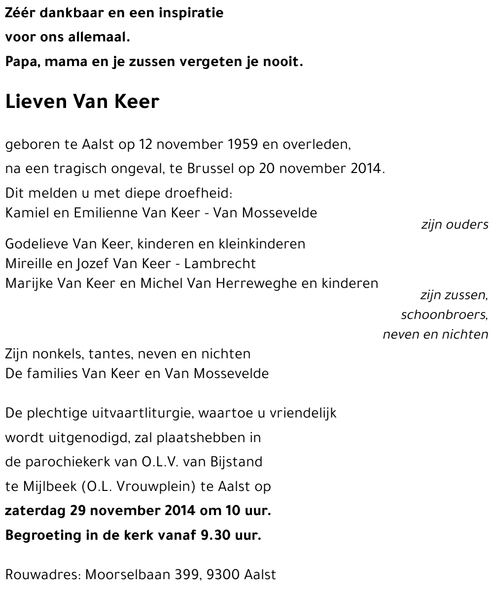 Lieven Van Keer