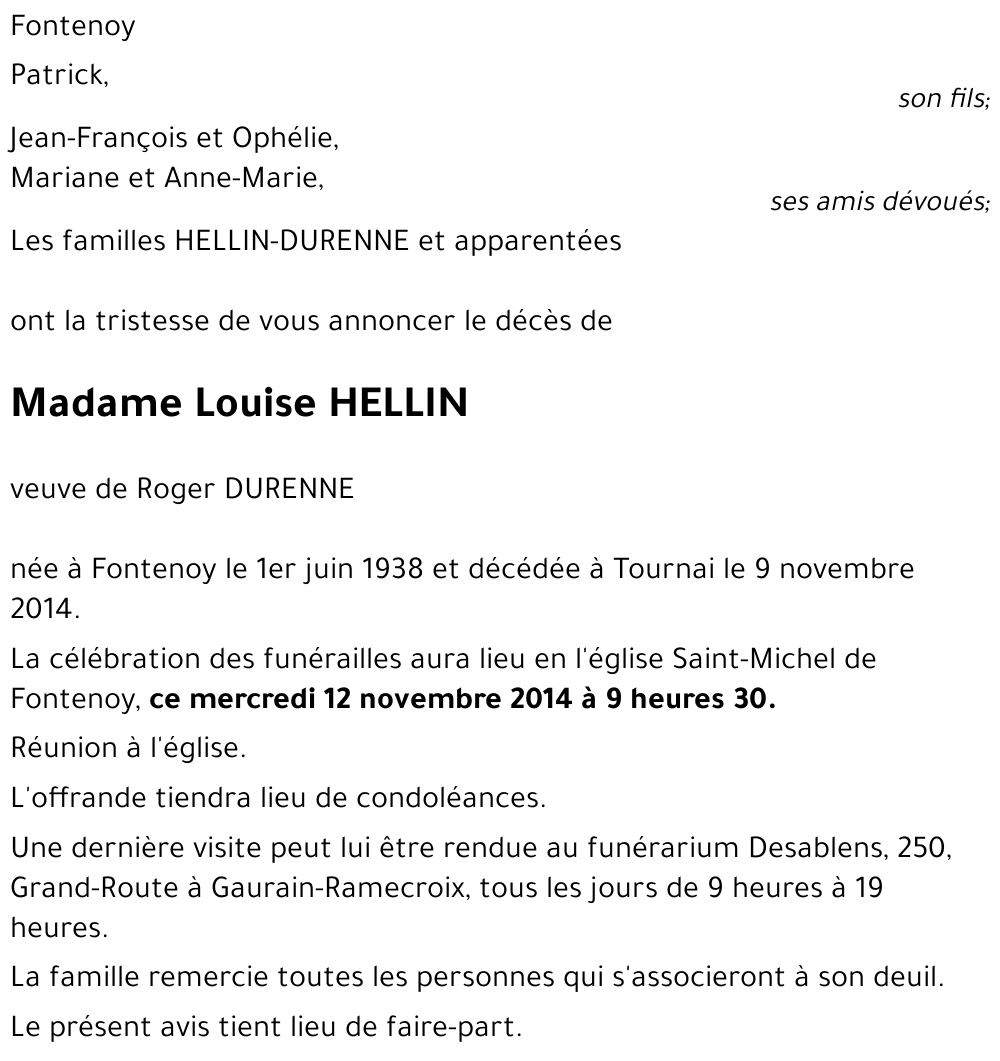 Louise HELLIN