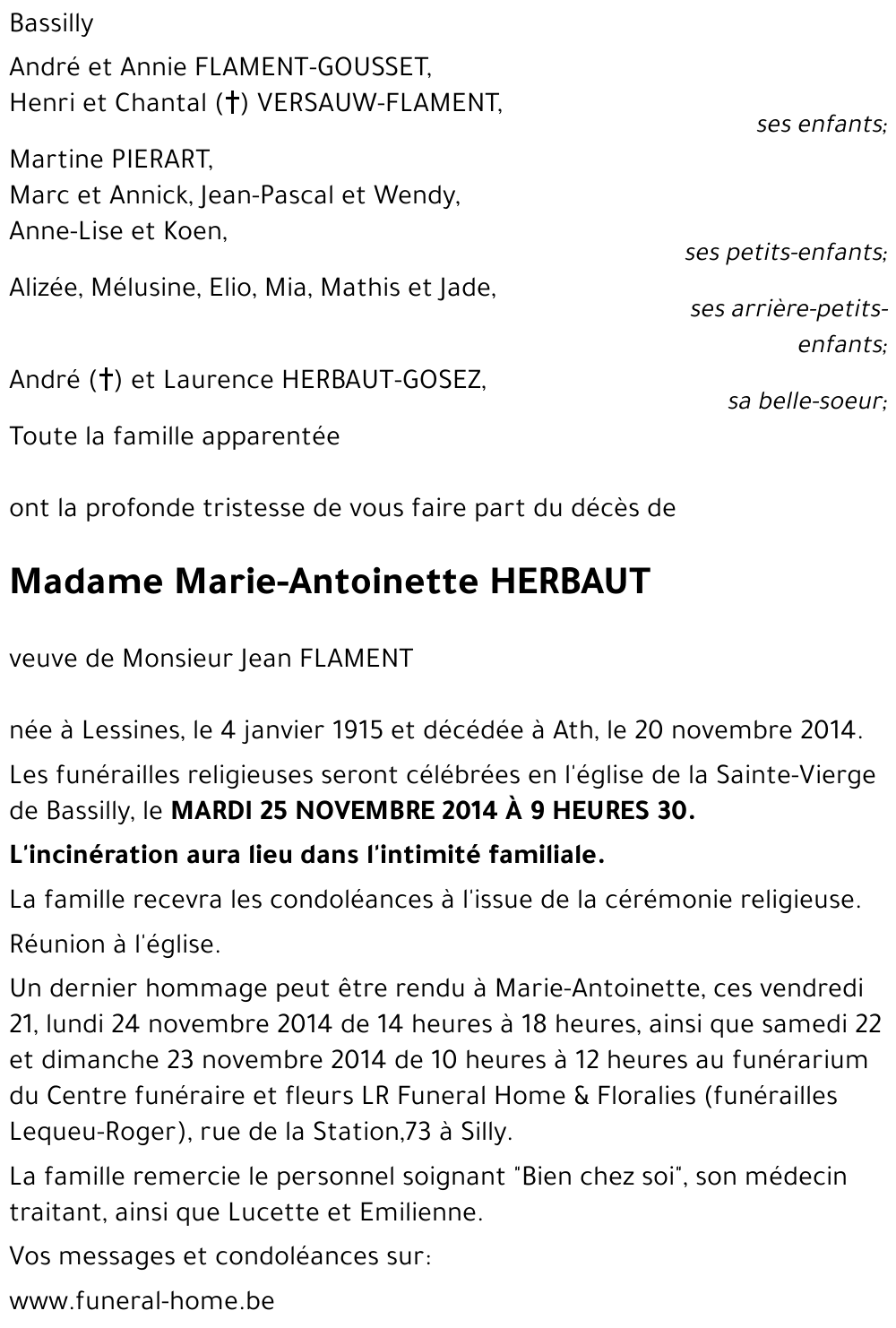 Marie-Antoinette HERBAUT