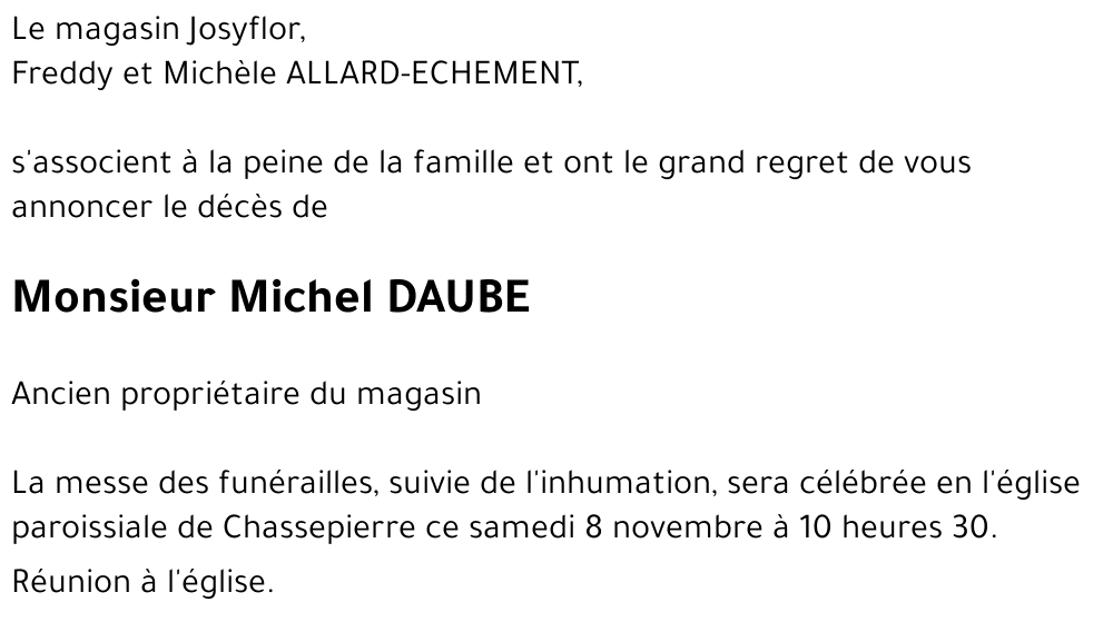 Michel DAUBE